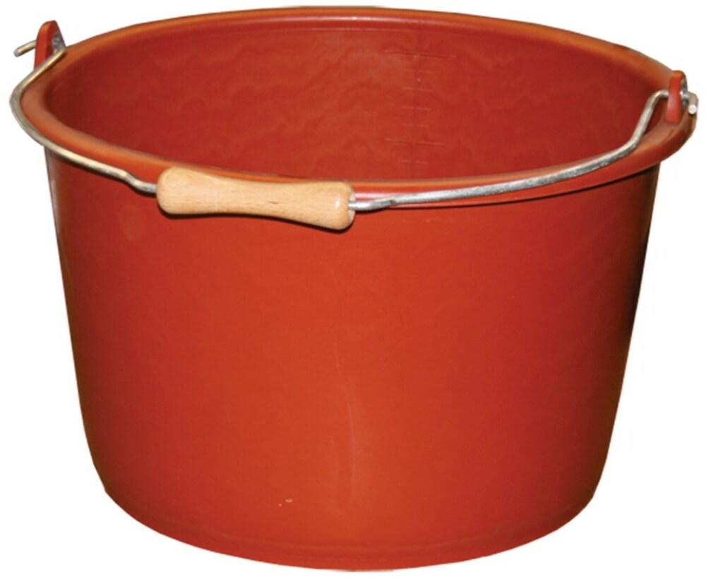 Seau de maçon PE + caoutchouc rouge SOLID VM112110