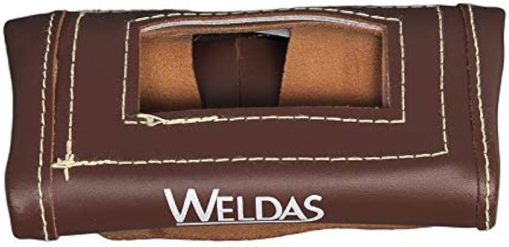 Masque de soudage pliable type &quot;Portefeuille&quot; en Cuir-Kevlar 445-7111