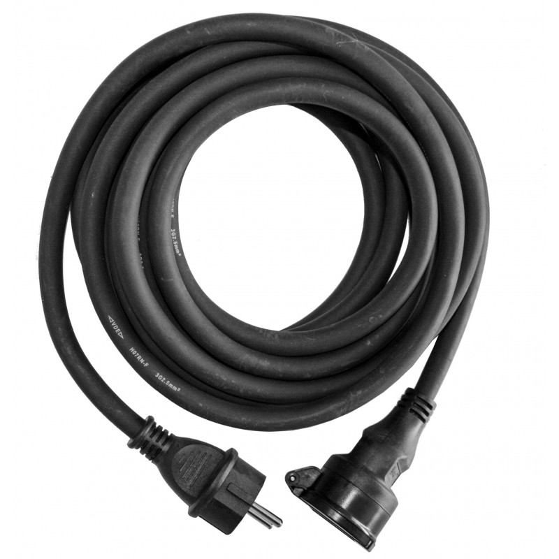Rallonge néoprène de câble électrique PRO 10M 3x2,5mm2 LUMX LM40750