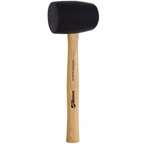 Maillet Caoutchouc Antimarque dia: 45mm avec manche Hickory DOGHER 736-225