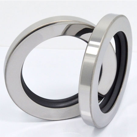Bague de pression lèvre PTFE 30x52x7mm INOX316 + PTFE/CARBONE-GRAPHITE (10 Bars)