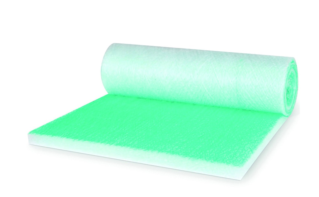 Filtre Paintstop Solvant 2.PS2&quot; G4 1,50x25m Vert