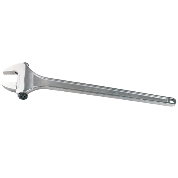 Clé à molette à écrou latéral forgée à une seule pièce, Acier chrome vanadium Lg:750mm ouverture 78mm IREGA 771/CP-30&quot;