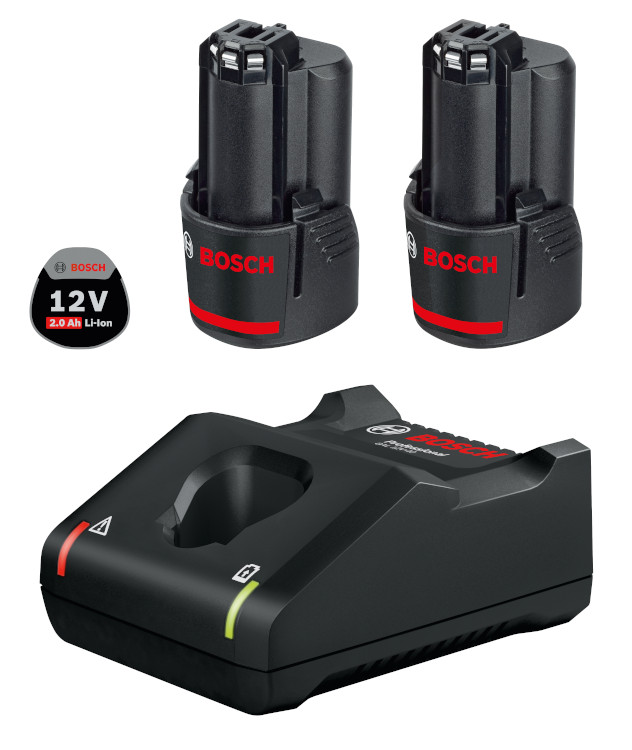 Kit de base 12V BOSCH 1600A019RD 2 bat 12V 3,0Ah + chargeur GAL12V40