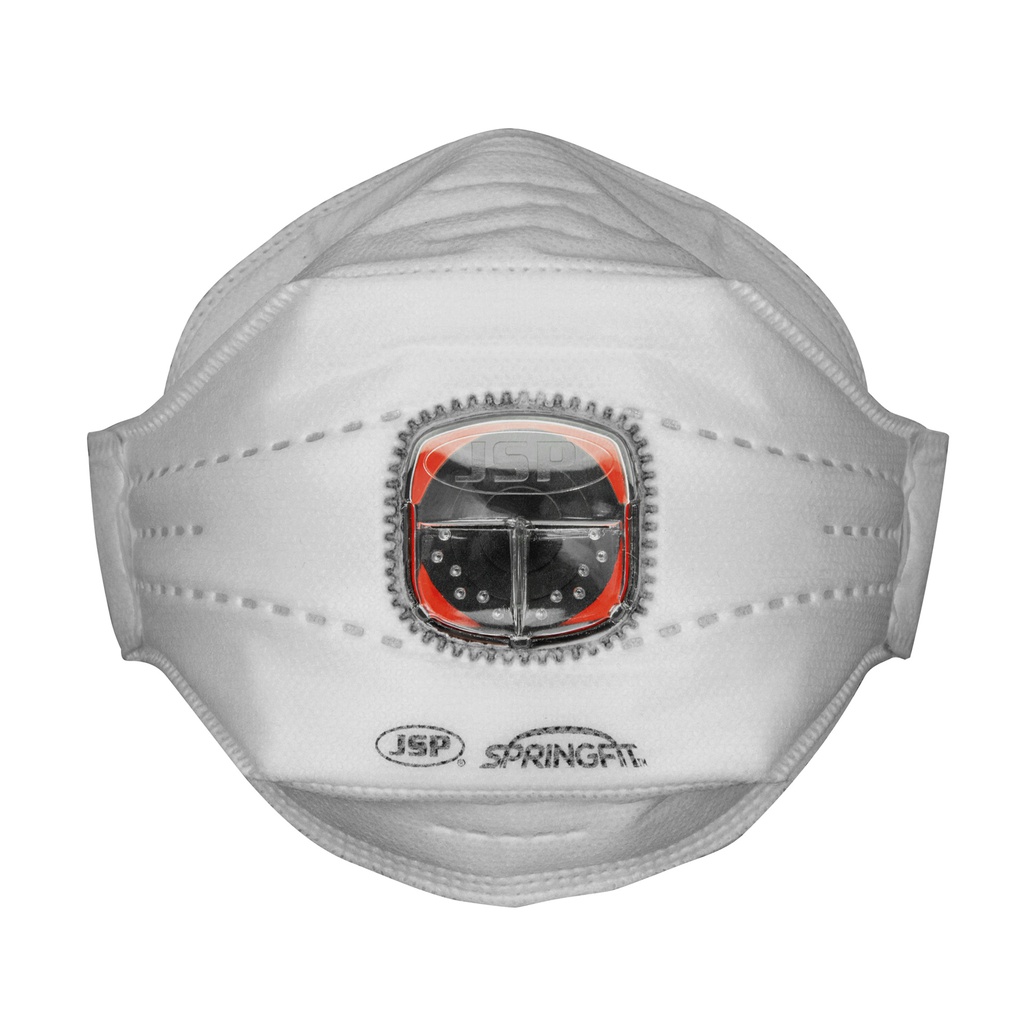 Masque anti-poussière jetable trois plis SpringFit 435ML FFP3 avec valve Typhoon JSP BGA182-206-000 (10PC)
