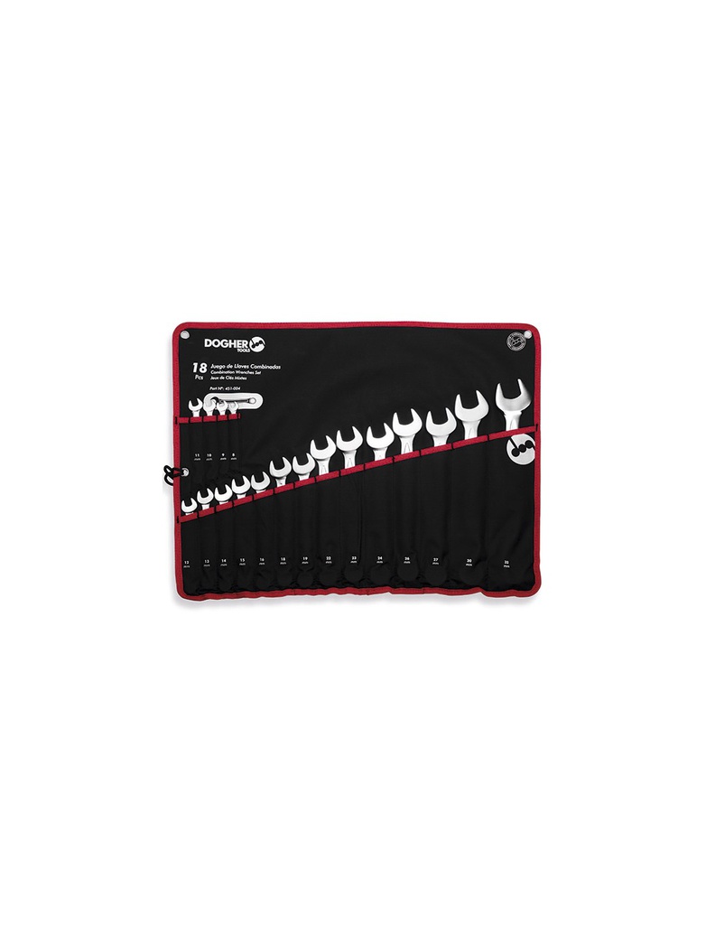Jeu de 14 Clés mixte 8-32mm DOGHER 451-002 PROMO