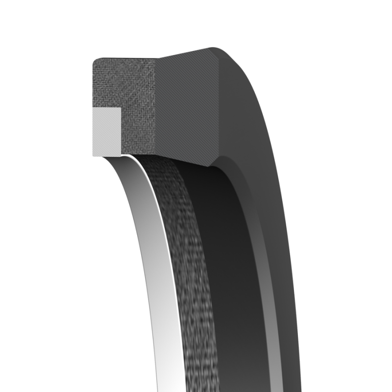 JOINT DE TIGE 75X95X14,5 NBR80+NBR/LONA+POM avec bague anti-extrusion - 10B 374295/NEI