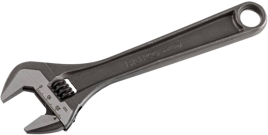 Clé à molette à écrou central avec finition phosphatée Lg:205mm ouverture 27mm BAHCO 8071