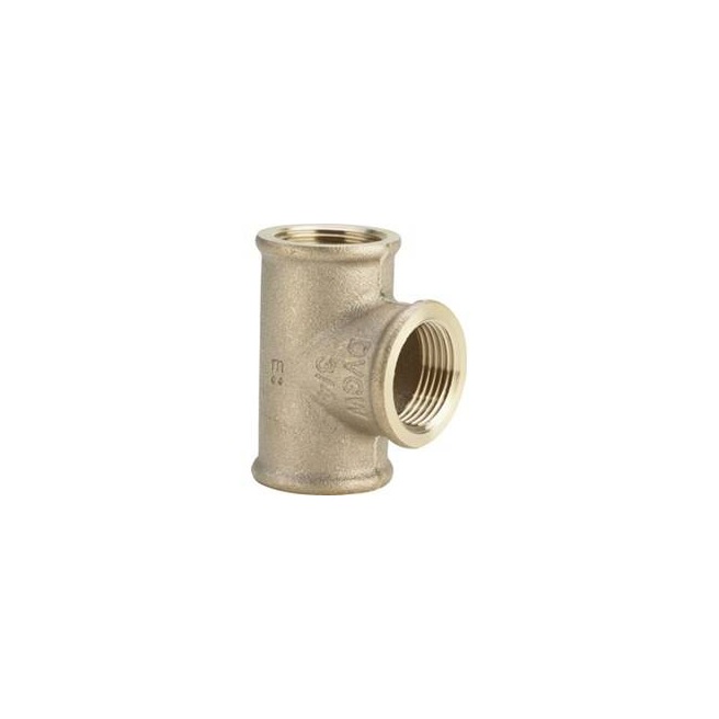 Raccord TE 3/4'' FFF Laiton