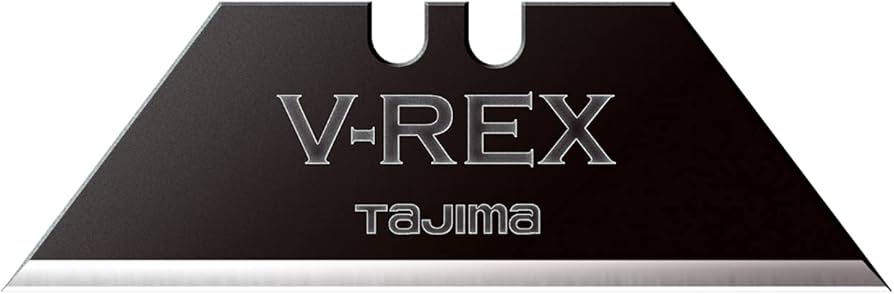 Etui de 10 lames de cutter trapèzes 60x0,7mm TAJIMA V-REX VRB-10B