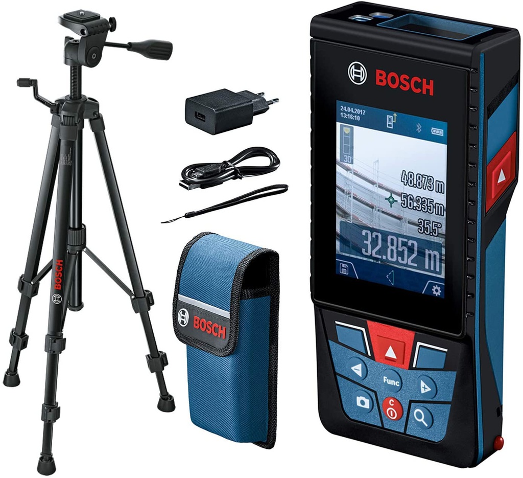 Télémètre laser BOSCH GLM 120 C + trépied BT150 - 0601072F01