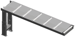 [MTK713649174] Convoyeur à rouleaux METALKRAFT 2000x390mm - 200kg/M