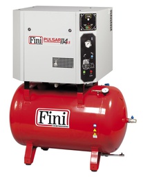 [FIF45PU11427005510] Compresseur à pistons avec carénage métallique insonorisant FINI Pulsar cuve 270L débit: 580L/min 5,5CV 10bar