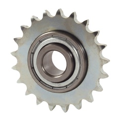 Disque tendeur simplex 5/8&quot; 14 dents - 10B-1/14 avec roulement alésage 16mm