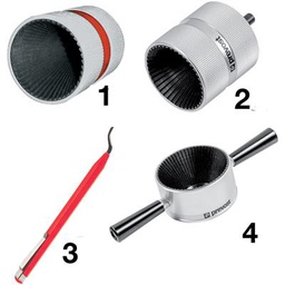 [PRPPSCH50] Chamfreineur dia 16-50mm pour tube alu bleu PREVOST PPSCH50