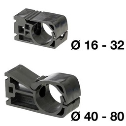 [PRPPS1CI20] Bride de fixation dia 20mm pour tube alu bleu PREVOST PPS1CI20