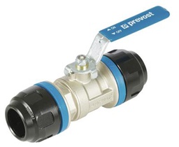[PRPPS1RSI25] Vanne à billes dia 25mm pour tube alu bleu PREVOST PPS1RSI25