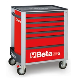 [BEC24S7R] Servante d’atelier 7 tiroirs BETA C24S/7-R Rouge