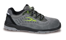 [BE073170144] Chaussure basse aérée en croûte de velours avec renfort en microfibre dans la zone du talon BETA 7317NA/44