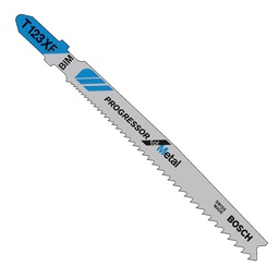 [BO2608638473] Paquet de 5 lames scie sauteuse Progressor For Metal BOSCH T123XF - 2608638473