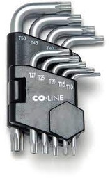 [COL3510048] Jeu de 9 clés mâles pour vis Torx CO-Line 3510048