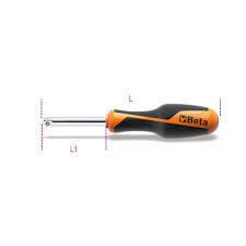 [BE900BG30C] Poignée emmanchée carré mâle 1/4&quot; BETA 900BG/30C