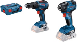 [BO06019J2103] Visseuse à chocs GDR 18V-200 + Perceuse-visseuse à percussions GSB 18V-55 BOSCH 06019J2103 (machines nues)