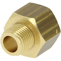 Réduction Mâle 1/4&quot; BSP x Femelle 1/2&quot; BSP