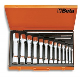 [BE930C13] Coffret de 13 clés en tube 12 pans gros effort  BETA 930/C13