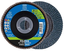 [PFZBOXZ60] Disque à lamelles 125mm PFERD ZBox Z60 Ac/Inox