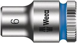 [WE8790HMA6] Douille 6 pans 1/4&quot; WERA 8790 HMA Zyklop Nuss SW 6