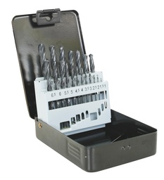 [F0990200870003J] Coffret de 19 fôrets HSS de 1 à 10mm/0,5mm J5 90200870002J