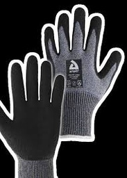 [1041283003] Gant tricoté sans couture avec un revêtement latex souple noir sur un support HPPE, anticoupure ARTELLI PRO-LATEX CUT RESIST taille 10
