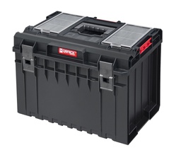 [781207461] Coffre de rangement QBrick QB14C One 200 Profi avec casiers de rangement dans le couvercle.