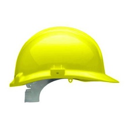 [1000143002] Casque de sécurité fabriqué en polyéthylène avec coiffe en textile à 6 points Jaune CENTURION 1125 PN-SLIP-30MM