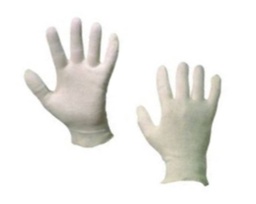 [1007467001] Gants blancs en coton léger, peuvent être portés comme sous-gants GSA SENSITECT taille 10