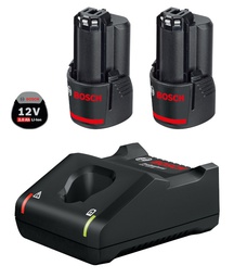 [BO1600A019R8] Kit de base 12V BOSCH 1600A019R8 2 bat 12V 2,0Ah + chargeur GAL12V40