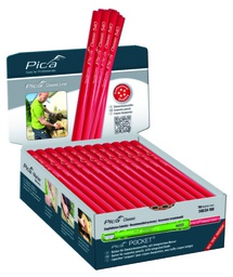 [PIC54024100] Carpenter pencil, 24cm, display-box of 100 pcs