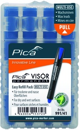 [PIC99141] VISOR permanent refills, blue, 5 pc/box