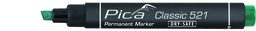 [PIC52136] Permanent marker 2-6mm, Chisel tip, green