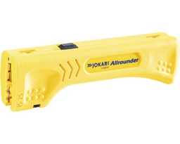 [JOK30900_VKB] Dénudeur pour câbles ronds et plats, deux encoches de dénudage avec butée de longueur pour dénuder les conducteurs JOKARI Allrounder 30900