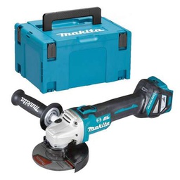 [MADGA508T1J] Meuleuse 125mm sur accu 18V MAKITA DGA508T1J (1 accu) + Makpac