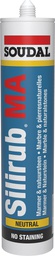 [SOSILIRUBMATR] Cartouche silicone SOUDAL SILIRUB MA 310ml Transparent - 106120