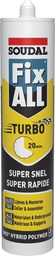 [SOFIXALLTURBOBL] Cartouche MS-polymère SOUDAL FIX-All Turbo 310ml Blanc - 121923