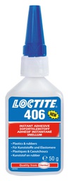 [LO40620] Adhésif instantané spécialement pour le collage rapide des plastiques et caoutchoucs LOCTITE 406 20gr