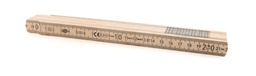 [SOZE119011] Mètre pliant bois Pro 2Mx16mm - type 250 Plus SOLID ZE119011