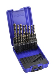 [IZA25274] Coffret de fôrets HSS-E 5%CO DIN338 type 1466 de 1 à 10mm/0,5mm IZAR 25274