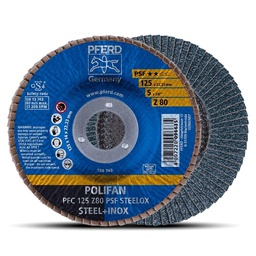[PF67768125] Disque à lamelles 125mm PFERD PFC 125 Z80 PSF STEELOX - 377338