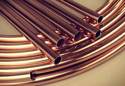 [5501201] Tube de graissage en cuivre COPPER dia 4mmx0,5 - Lg:4M