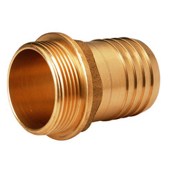 Embout Cannelé pour tuyau 38 mm - filet mâle 1''1/2
